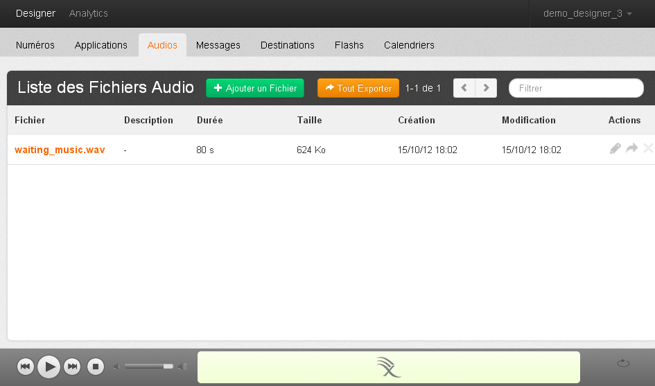 Changer la musique d'attente est simple et rapide avec VoicePublisher
