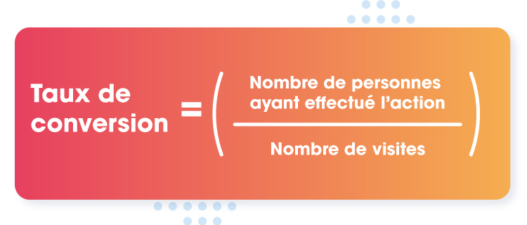 Formule du taux de conversion