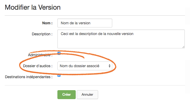 vp-dossiers-fichiers-audio-modifier-version Associez un dossiers Audio à une version d'application